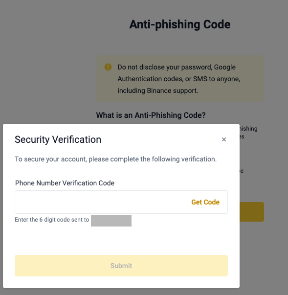 What is an Anti-Phishing Code and How to Set It Up on Binance TH ...