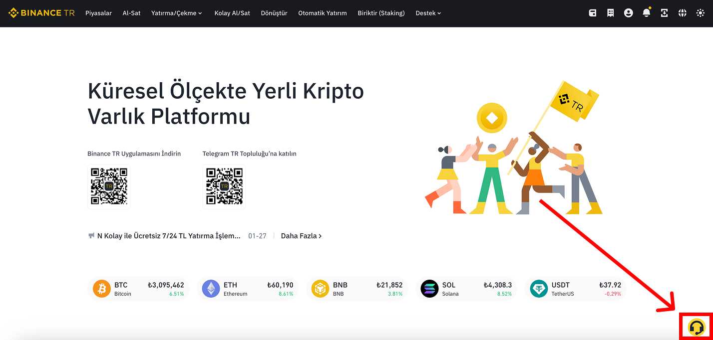 Binance TR Destek Nasıl Kullanılır?